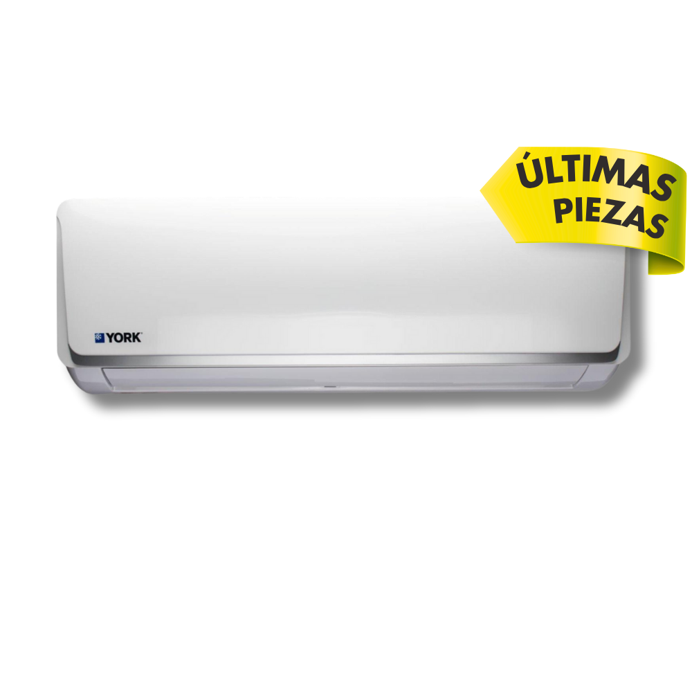 JUEGO HIGHWALL YORK 1 TON ON/OFF SOLO FRIO 220/1/60 HASTA 11.3 SEER R 410A MARCA YORK