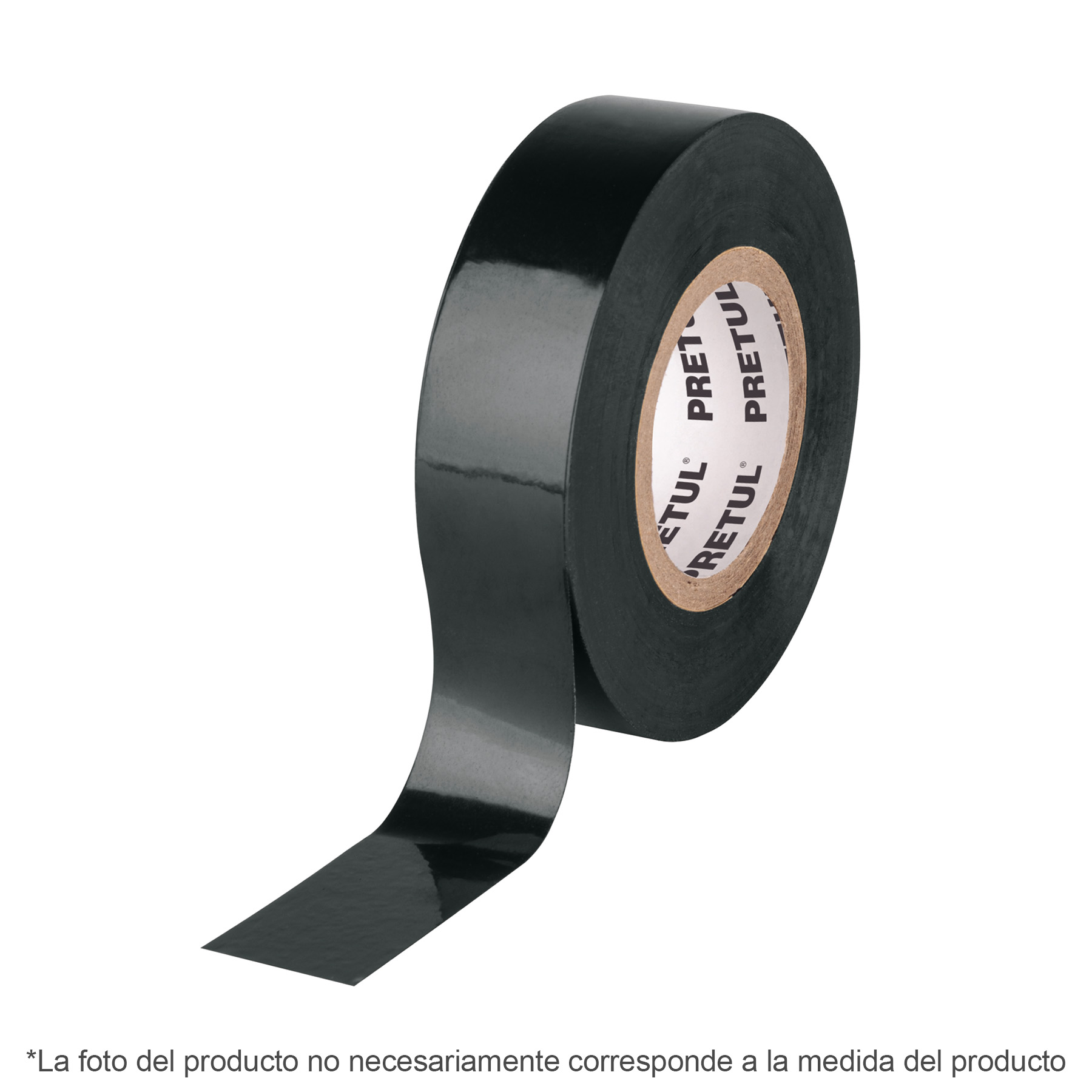CINTA DE AISLAR NEGRA 19X18MM PRETUL MARCA  TRUPER