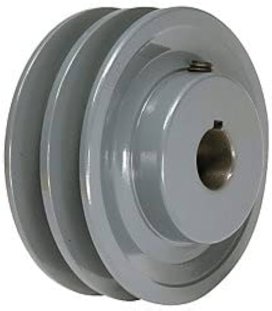 POLEA DE 2 DE DIAMETRO RANURA A CUÑERO DE 3/16 FLECHA DE 5/8 ALUMINIO MARCA WEG