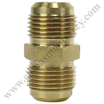 NIPLE CAMPANA DE LATON 1/2 NPT X  3/8 FLEAR MARCA CLUXER