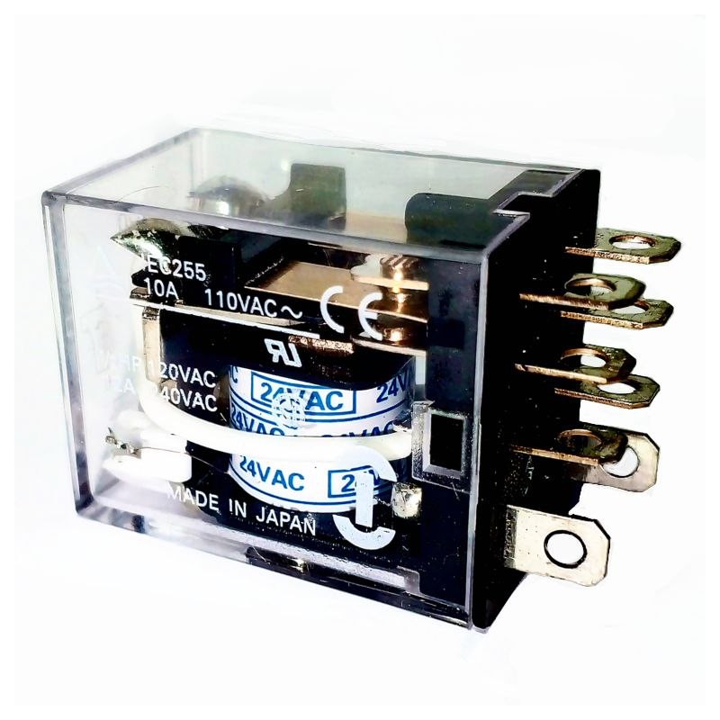 SUB BASE PARA RELEVADOR 8 PATAS /BOBINA A 24VAC MARCA GB