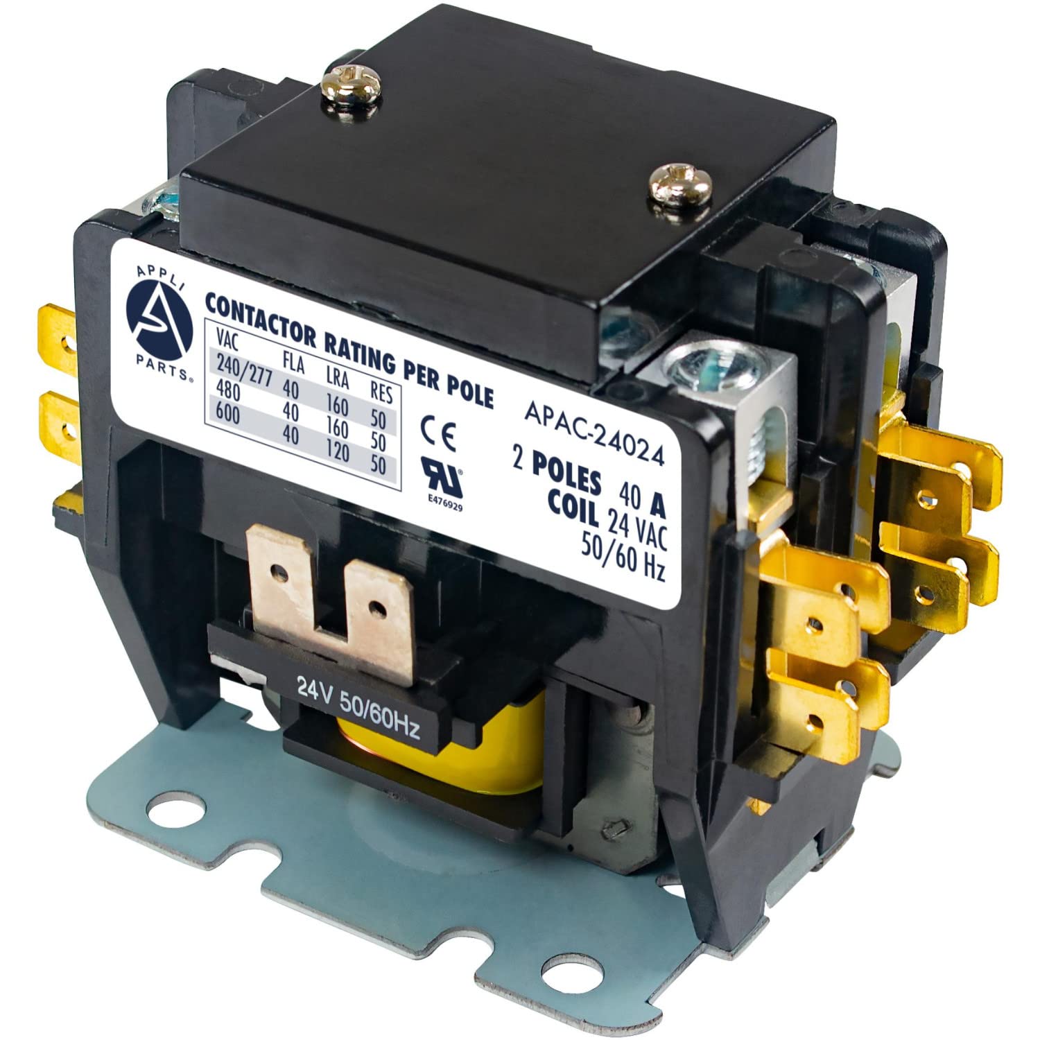 CONTACTOR DE 2 X 40 A 24 VOLTS MCA USA PARTS MARCA GB