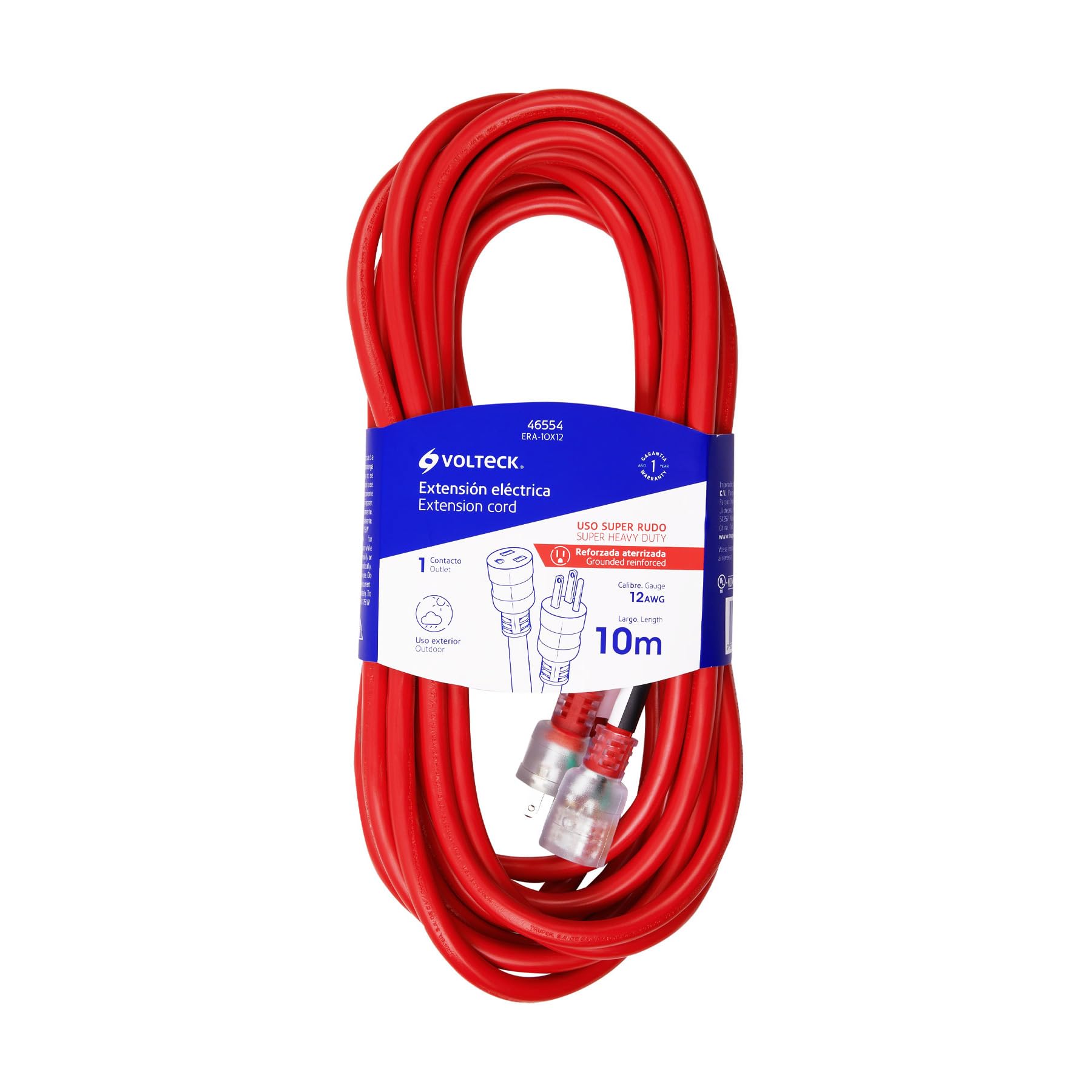 EXTENSION REFORZADA ATERRIZADA 10 M MARCA VOLTEK