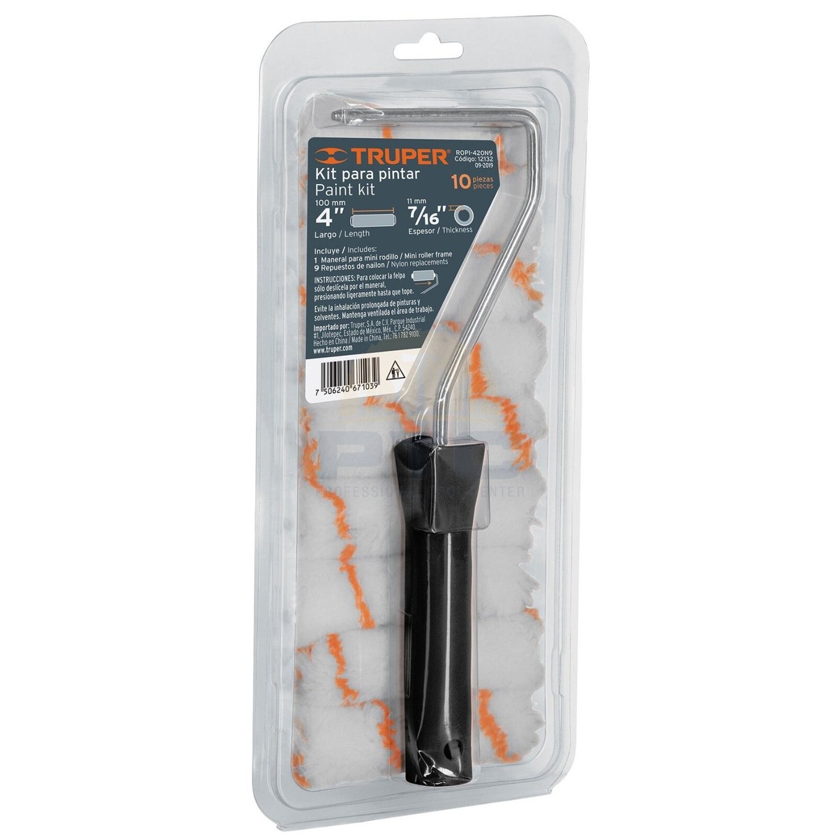 KIT DE MANERAL CON 9 MINIRODILLOS 4' DE POLIESTER TRUPERrn
