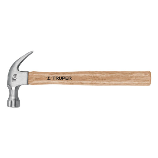 MARTILLO UNA CURVA MANGO MADERA MA-16 MOD 16752 MARCA TRUPER