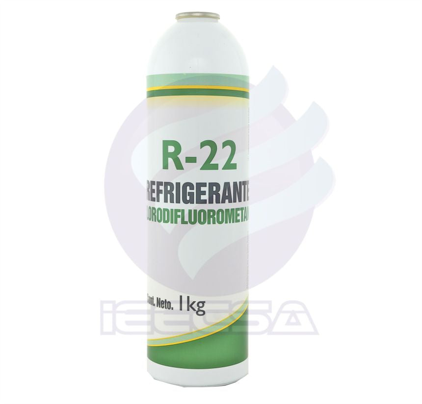 LATA  REFRIGERANTE R 22 1KG MARCA ERKA