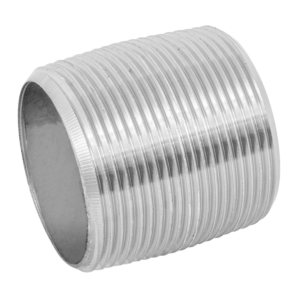 NIPLE GALVANIZADO 1 (25MM) ROSCA CORRIDA MARCA FOSET