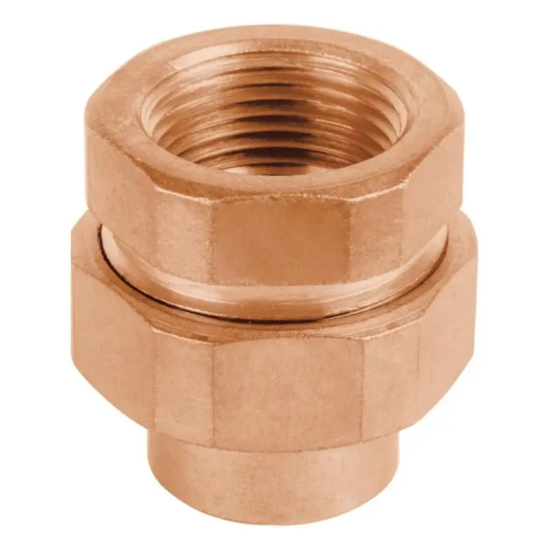 TUERCA UNION COBRE ROSCA INTERIOR 13MM MARCA CPS