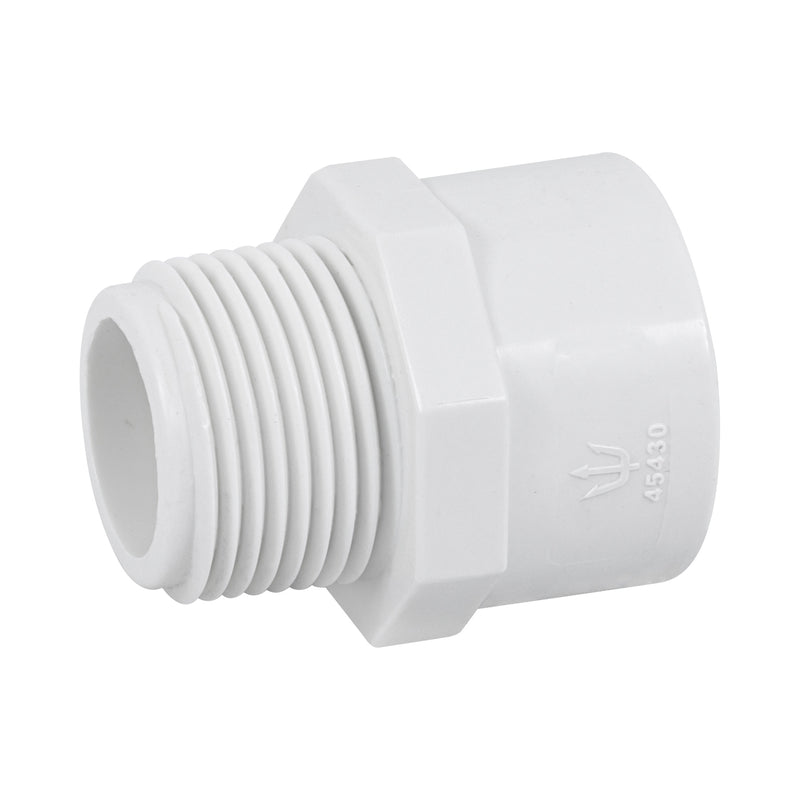 CONECTOR  PVC HIDRAULICO ROSCA EXTERIOR 38MM (1 1/2) CED40 MARCA  FOSET