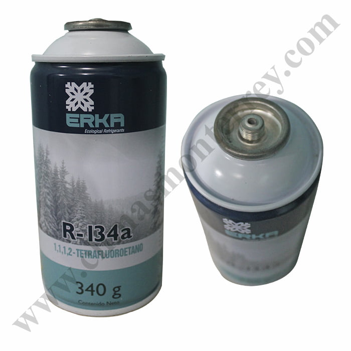 LATA  REFRIGERANTE 340 G R 134A  MARCA ERKA