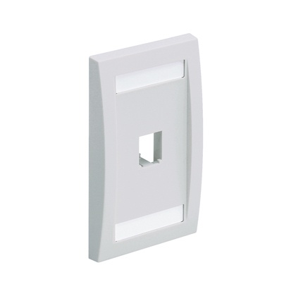 PLACA EJECUTIVA DE 1 PUERTO EN VENTANA SENCILLA  BLANCO MARCA PANDUIT