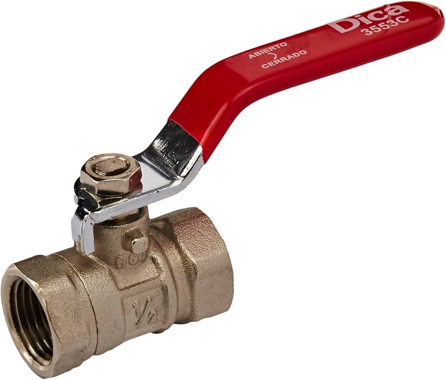 VALVULA ESFERA ROSCABLE 200 LB WOG 13 MM MARCA DICA
