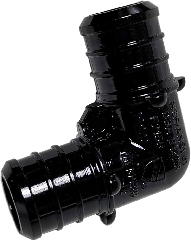 CODO PLASTICO PARA PEX & PERT 3/4 X 3/4 FPT GIRABLE MARCA BIOVALTIC