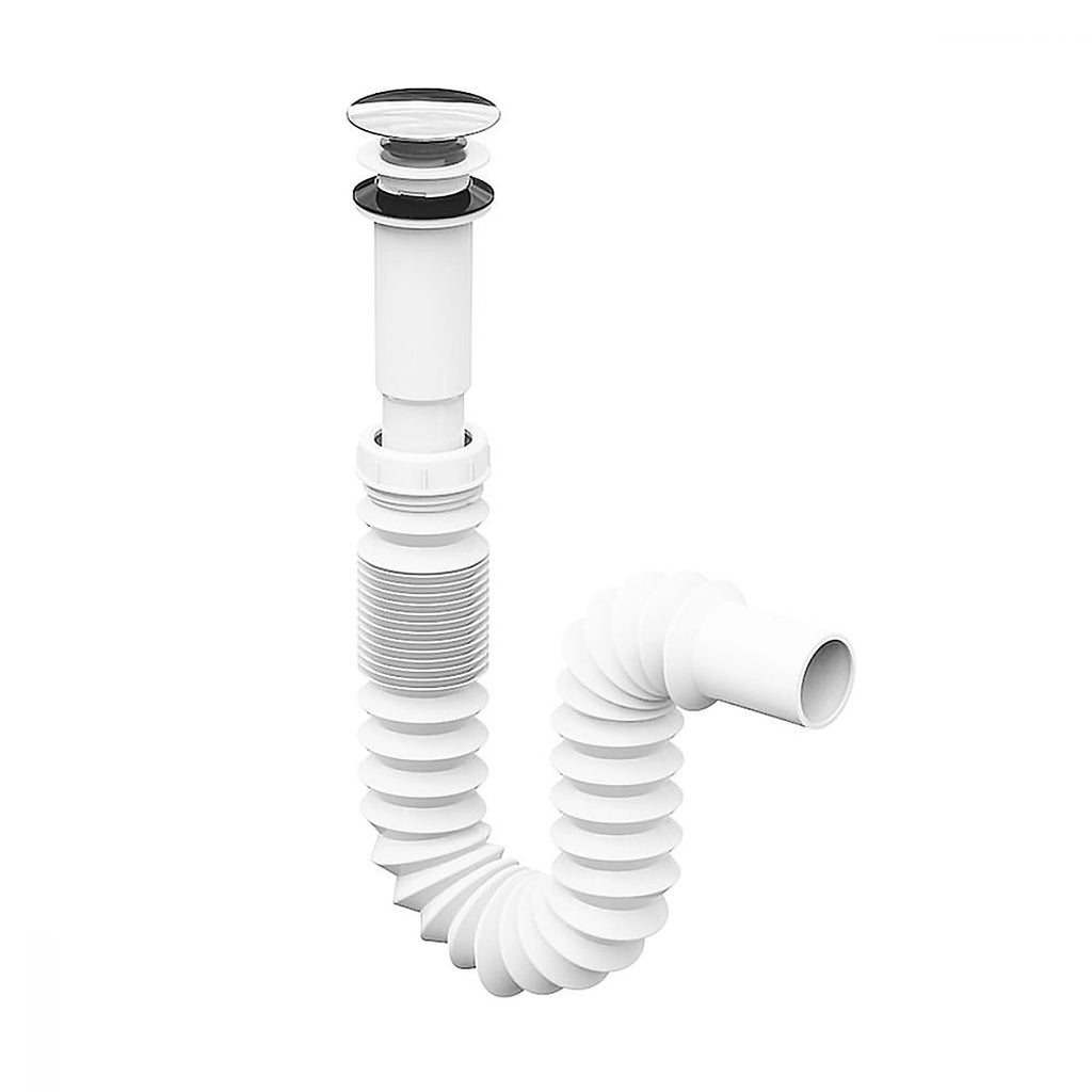 CESPOL FLEXIBLE P/LAVABO BOTE GD S/CUBIERTA MARCA  FLEXIMATIC