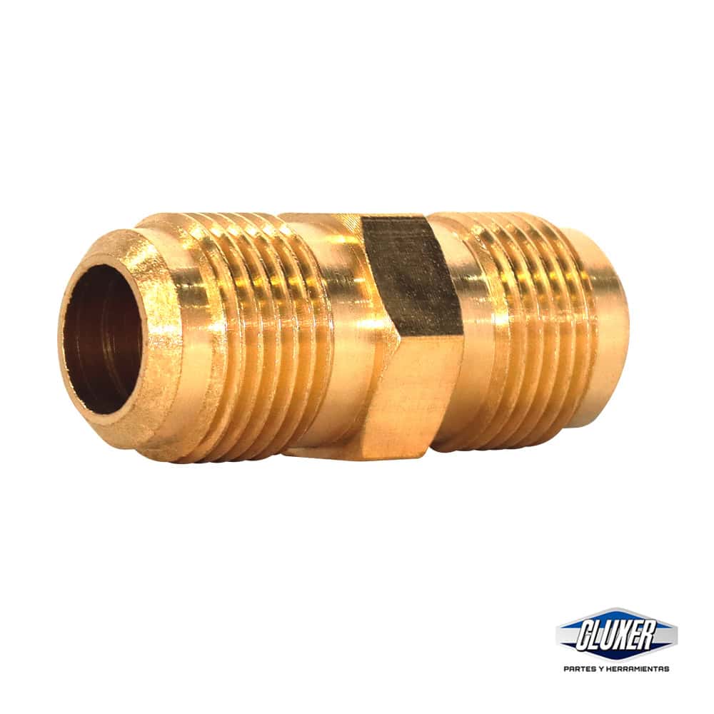 NIPLE UNION DE BRONCE, FLARE 5/8 X 5/8 rn
