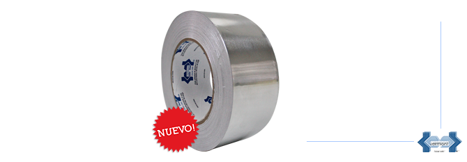 CINTA ADHESIVA ALUMINIO 1.5 MIL. 2 X 46 MTS. VERMONTrn