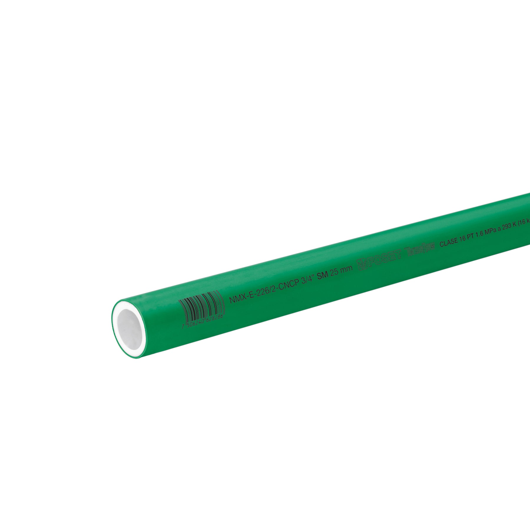 TUBO DE 25MM (3/4) PPR HIDRAULICO 4M FOSETrn