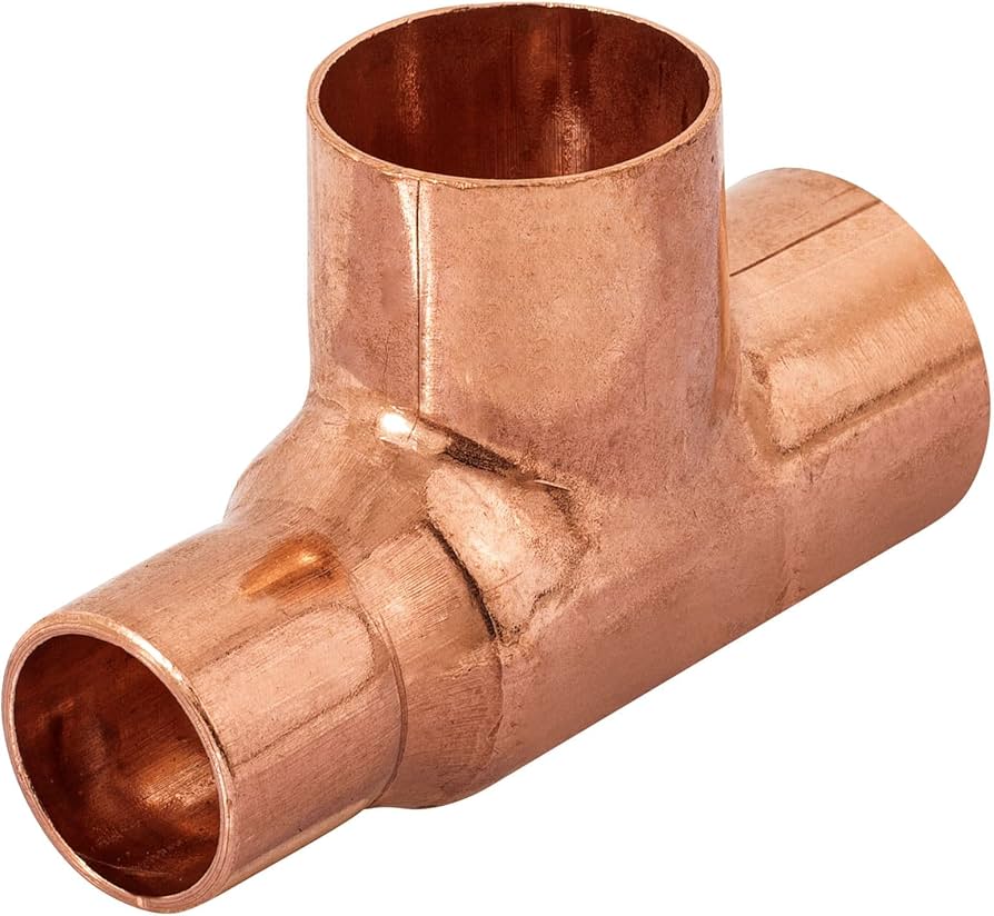 TEE CU REDUCCION 3/4 X 3/4 X 1/2 MARCA FOSET