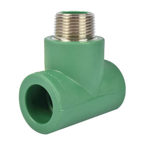TEE PPR ROSCA CENTRAL MACHO 25 X 1/2 TUBOPLUS MARCA ROTOPLAS