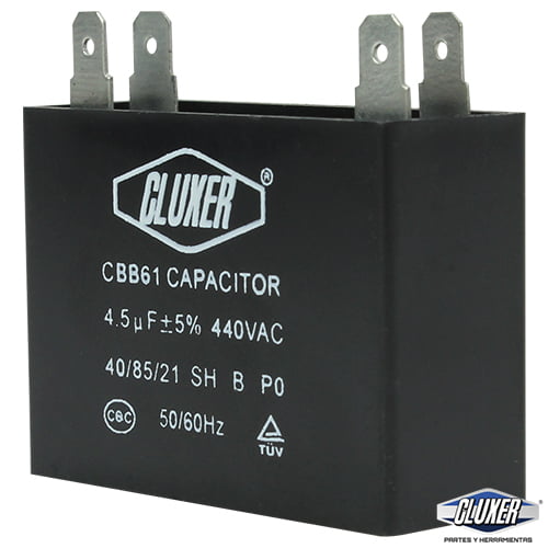 CAPACITOR  VENTILADOR  4MF 440VAC +-5% 50/60HZ MARCA  GB