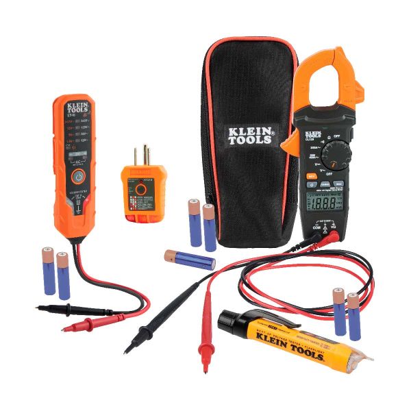 MULTIMETRO DE GANCHO Y KIT DE PRUEBA ELECTRICA CL 120VP MARCA KLEIN TOOLS rn