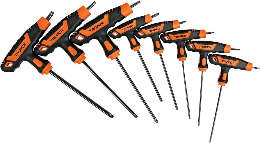 JUEGO  8 LLAVES TIPO TORX MARCA TRUPER