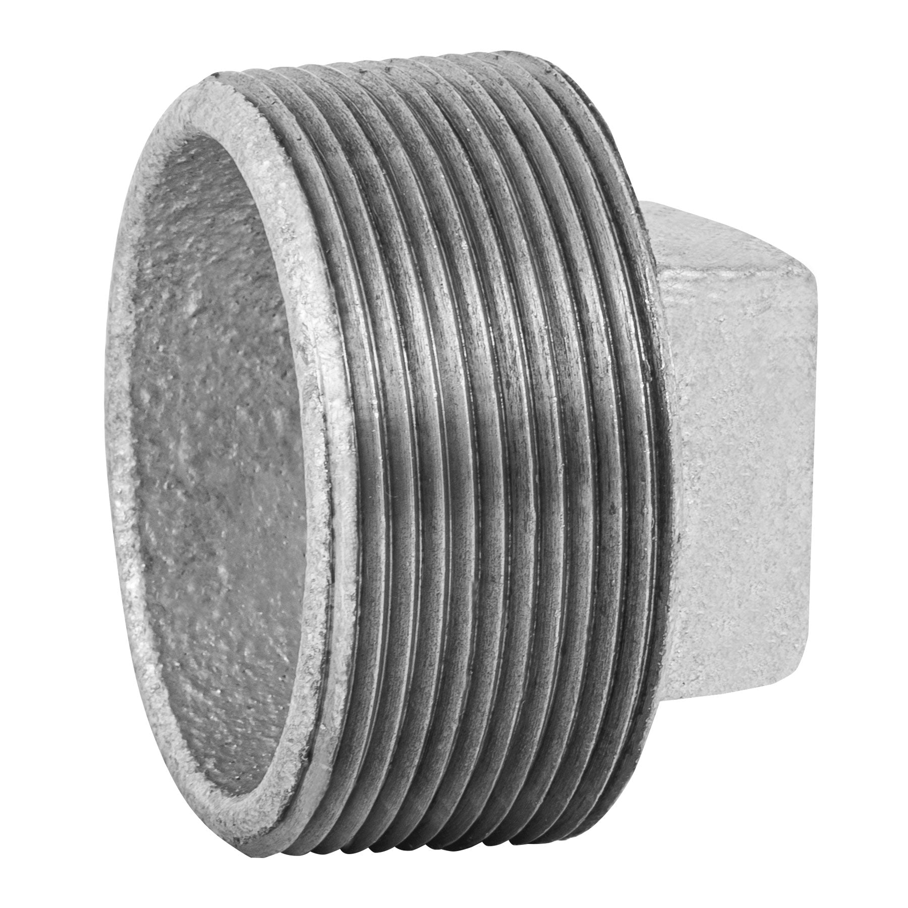 TAPON MACHO DE 2' DE ACERO GALVANIZADO, FOSETrn