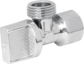 VALVULA ANGULAR DE 1/2 DE LATON CON CONTRATUERCA  MARCA FOSET
