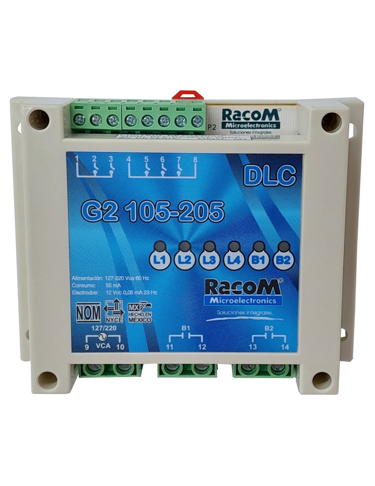 MODULO DE ALTERNADOR Y SUMULTANEADO G2-105-205 RACOMrn