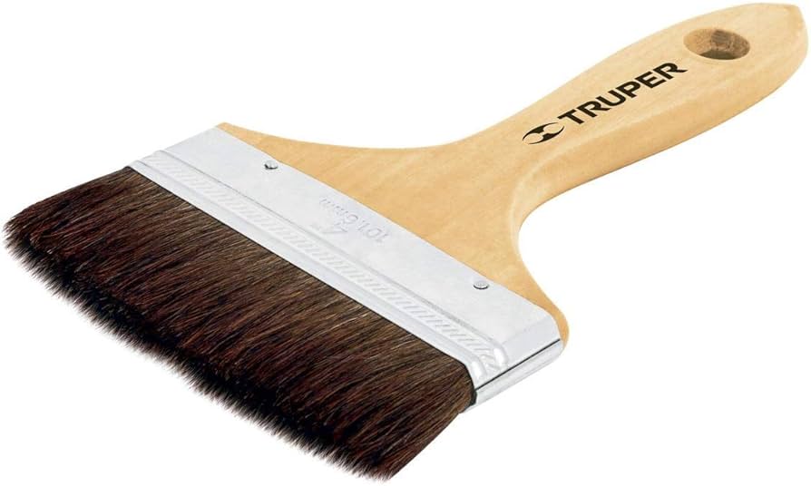 BROCHA USO PROFESIONAL DE 2 CON MANGO DE MADERA PELO DE CAMELLO MARCA  TRUPER