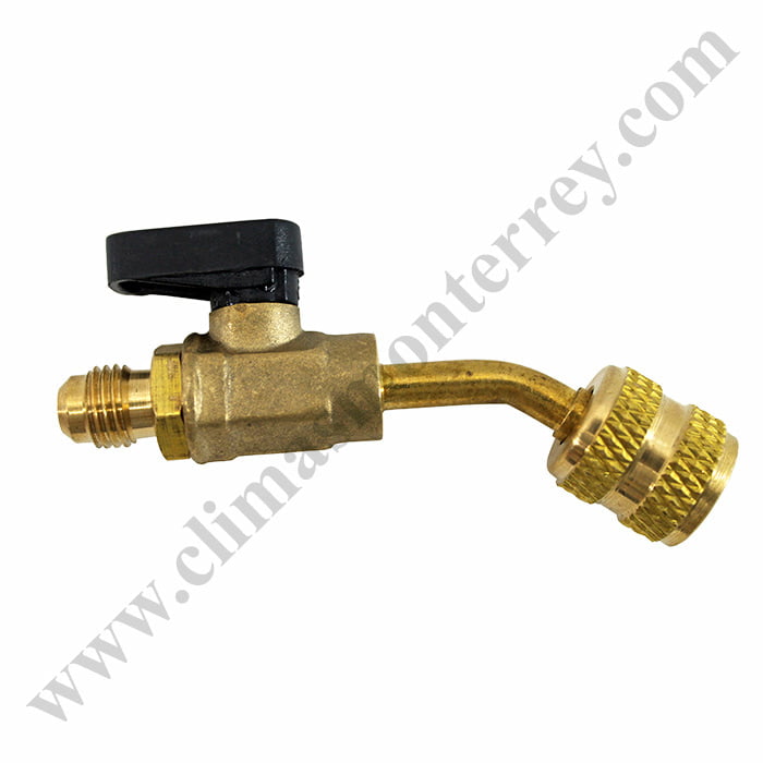 VALVULA DE PASO PARA MANGUERA R 410  MARCA CLUXER