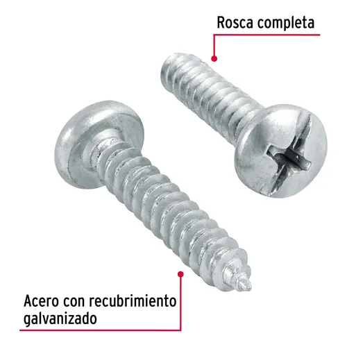 PIJA PARA LAMINA DEL #10 X 1 MARCA FIERO