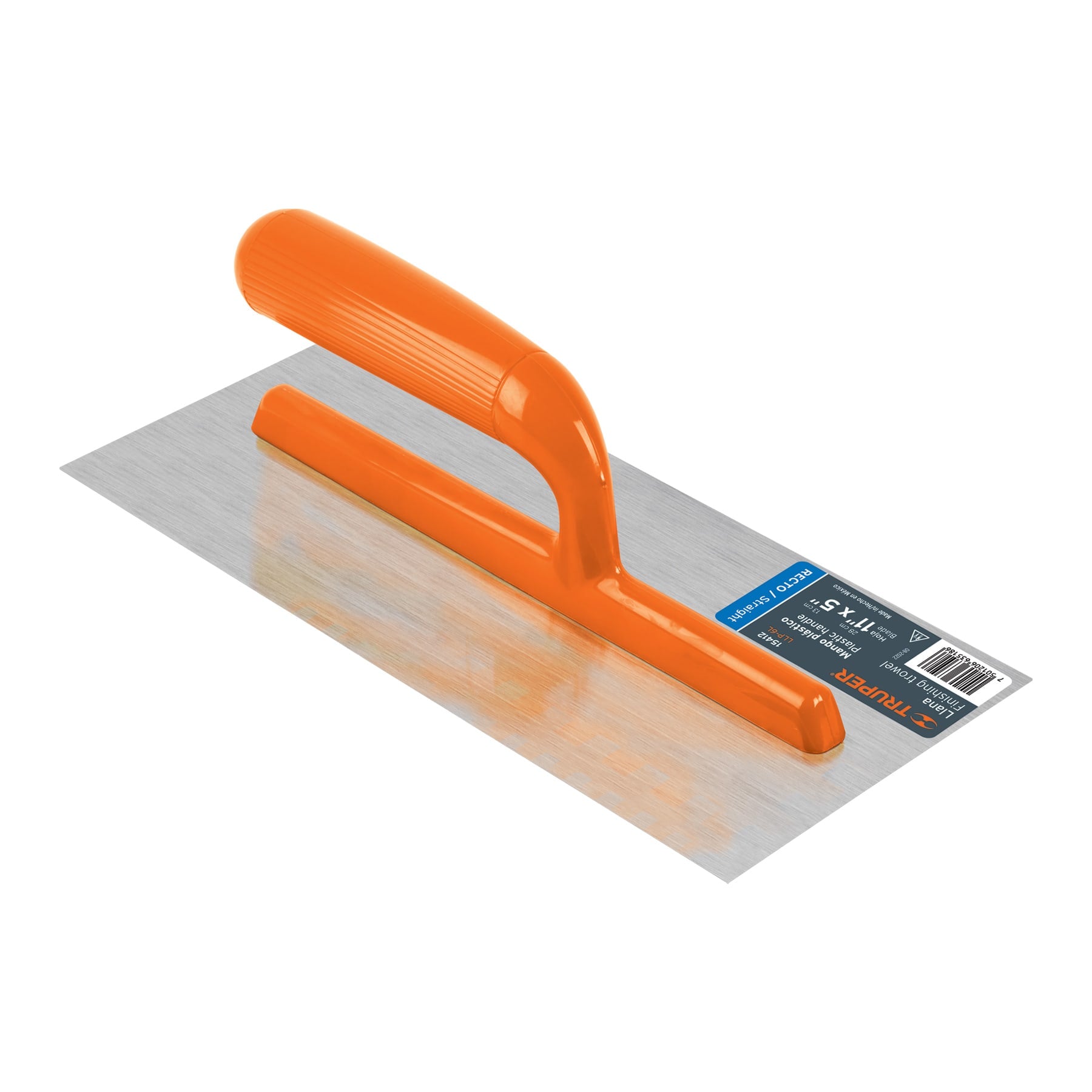 LLANA 11 CANTO RECTO 6 REMACHES MANGO PLASTICO MARCA TRUPERrn