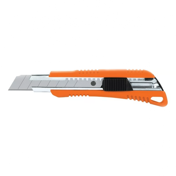 CUTTER PROFESINAL 18MM REFORZADO DE PLASTICO CON ALMA METALICA MARCA TRUPER