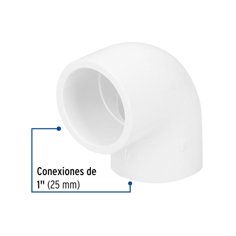 CODO 90 CU 13MM (1/2) HIDRAULICO MARCA FOSET