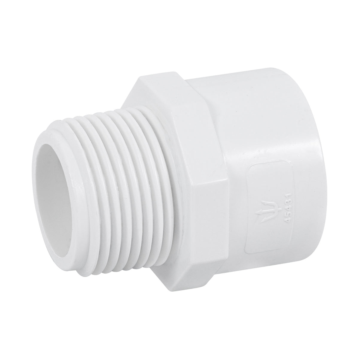 CONECTOR PVC HIDRAULICO ROSCA EXTERIOR 38 MM (1 1/2)  MARCA FOSET