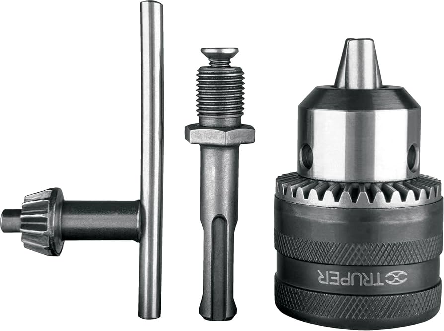BROQUERO CON LLAVE 1/2 CON ADAPTADOR SDS PLUS MARCA  TRUPER
