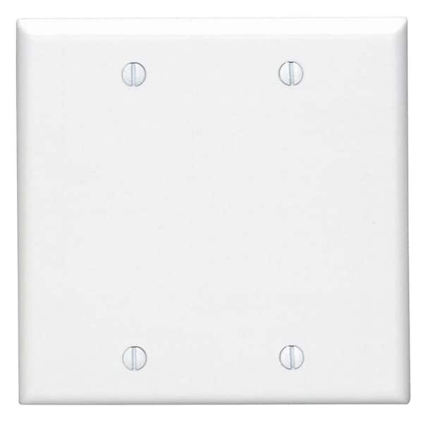 PLACA CON 2 CONTACTOS 2PT BLANCO LEVITON rn