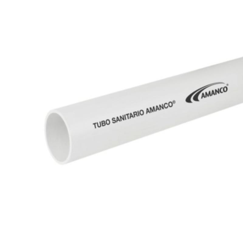 TUBO SANITARIO NORMA 50 MM X 6 M DE LARGO MARCA AMANCO