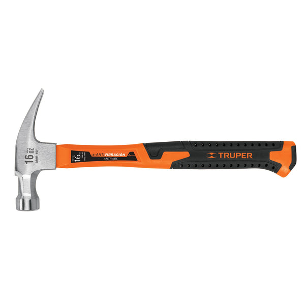 MARTILLO DE UNA 16 OZ MANGO FIBRA DE VIDRIO MARCA TRUPERrn