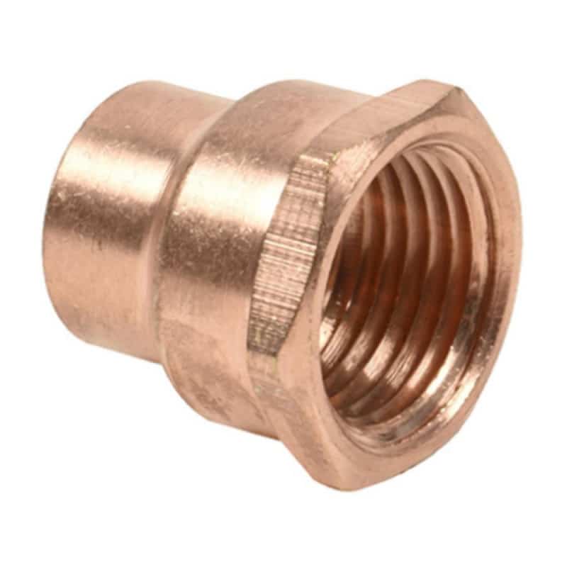 CONECTOR CU ROSCA INTERIOR 13MM (1/2) MARCA NACOBRE