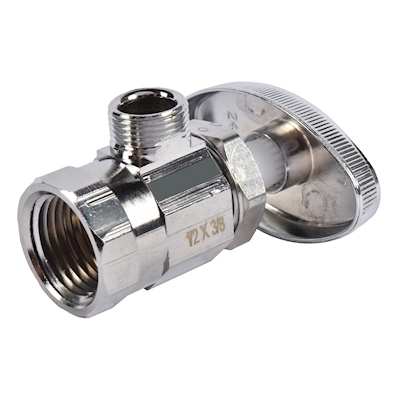 VALVULA ANGULAR 1/4 VUELTA 1/2 X 3/8  IP-128 MARCA COFLEX