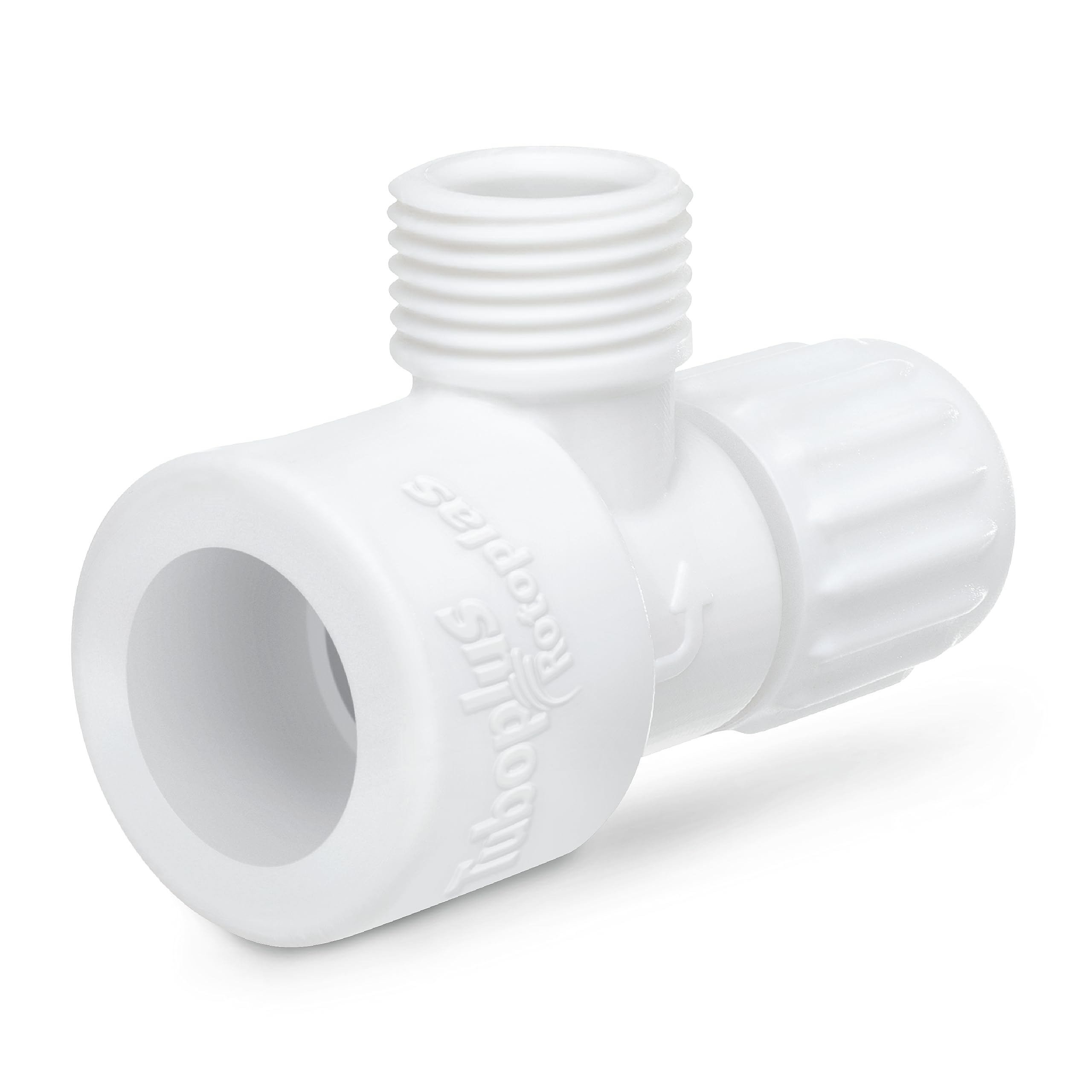 VALVULA ANGULAR FUSIONABLE 1/2 MARCA ROTOPLAS