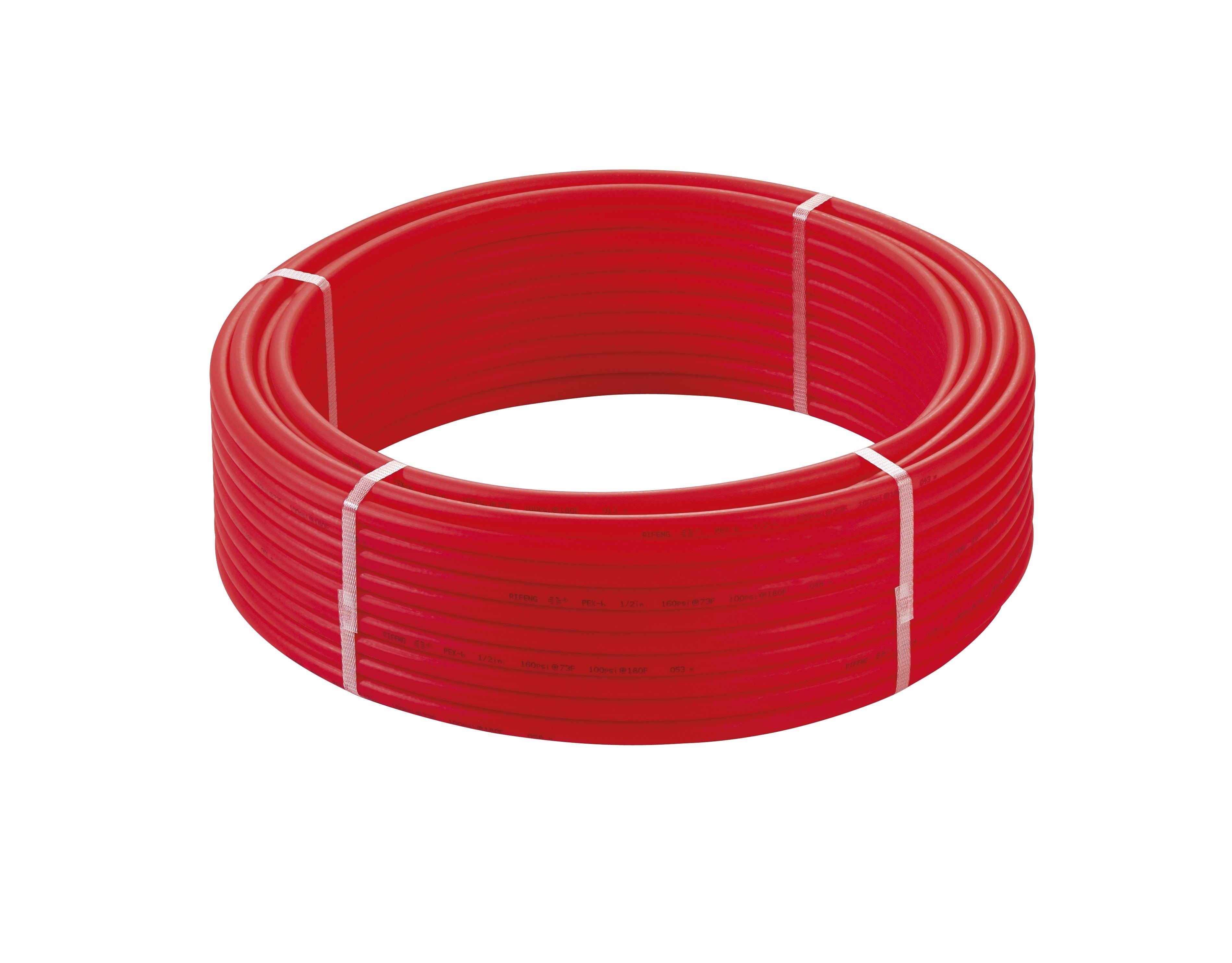 TUBERIA PEX ROJO 1/2 ROLLO 100 MTS MARCA RIIFO