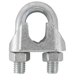 NUDO GALVANIZADO RANURADO P/CABLE DE 1/8 T/EUROPEO MARCA CN
