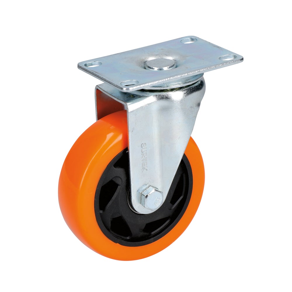 RODAJA GIRATORIA 4 PVC NARANJA Yrn