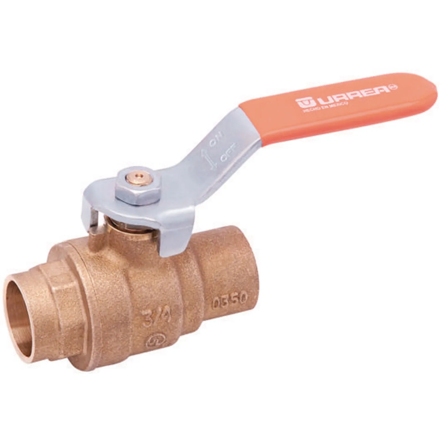 VALVULA ESFERA SOLDABLE 500 CWP 3/4 19MM MARCA URREA