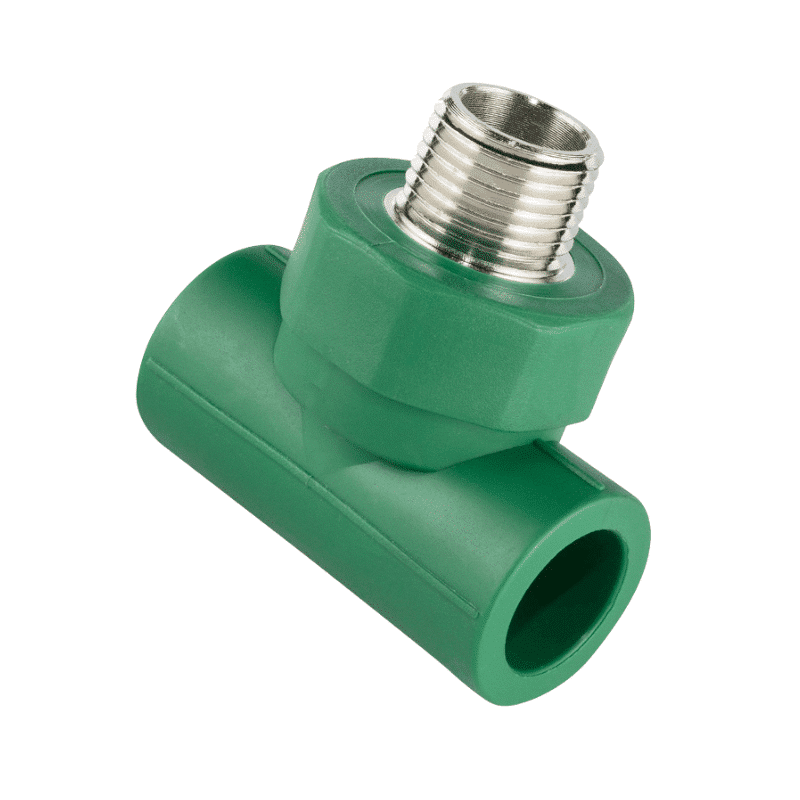 TEE PPR ROSCA CENTRAL MACHO 20 X 1/2 TUBOPLUS MARCA ROTOPLAS