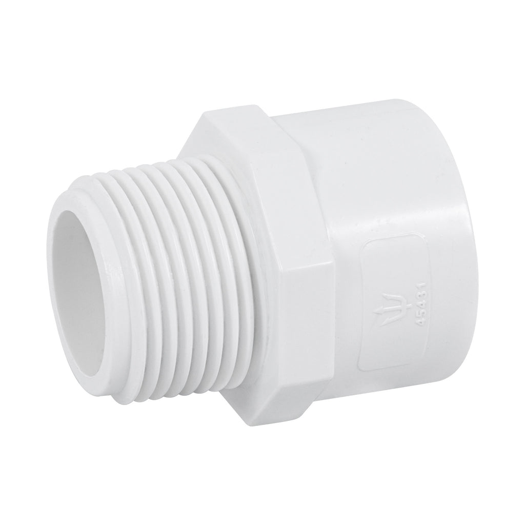 CONECTOR  PVC HIDRAULICO ROSCA EXTERIOR 13MM (1/2) CED40 MARCA  FOSET