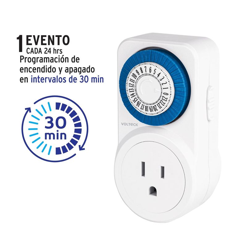 TEMPORIZADOR ANALOGICO 1 EVENTO MARCA VOLTECK